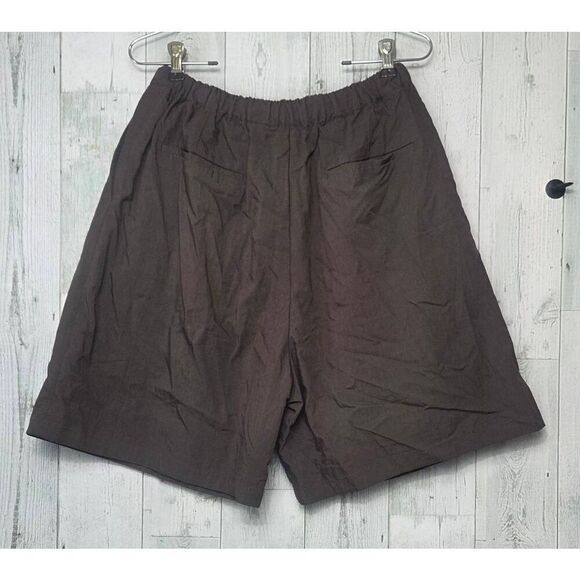 Olive Brand Viscose Blend Parachute Hiking Shorts Brown Sz S - Picture 3 of 5